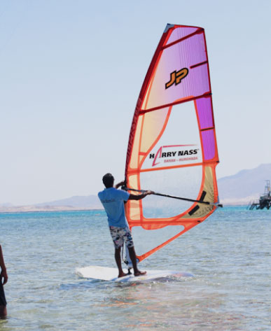 Kitesurfing at the international school «LUNA» in Sharm El Sheikh