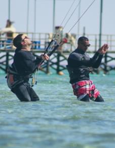 Kitesurfing at the international school «LUNA» in Sharm El Sheikh