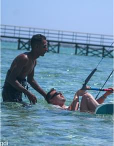 Kitesurfing at the international school «LUNA» in Sharm El Sheikh