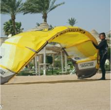 Kitesurfing at the international school «LUNA» in Sharm El Sheikh